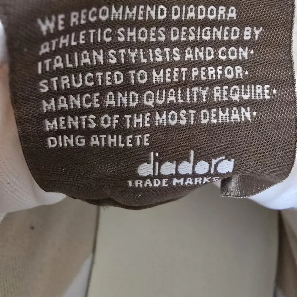 Diadora Men's Trident 90 Ripstop & Suede Green Sneakers Size 10